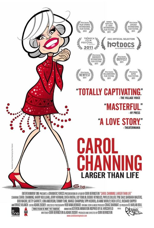 Смотреть фильм Кэрол Чэннинг: Больше жизни / Carol Channing: Larger Than Life (2012) онлайн в хорошем качестве HDRip