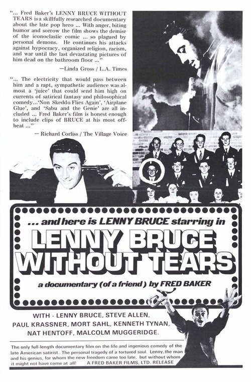 Смотреть фильм Lenny Bruce Without Tears (1972) онлайн в хорошем качестве SATRip