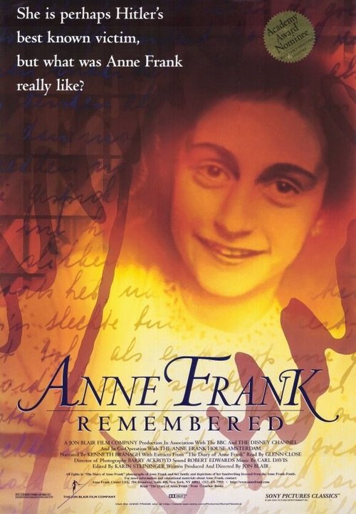 Смотреть фильм Вспоминая Анну Франк / Anne Frank Remembered (1995) онлайн в хорошем качестве HDRip