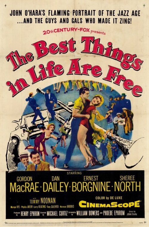Смотреть фильм Всё лучшее в жизни — бесплатно / The Best Things in Life Are Free (1956) онлайн в хорошем качестве SATRip