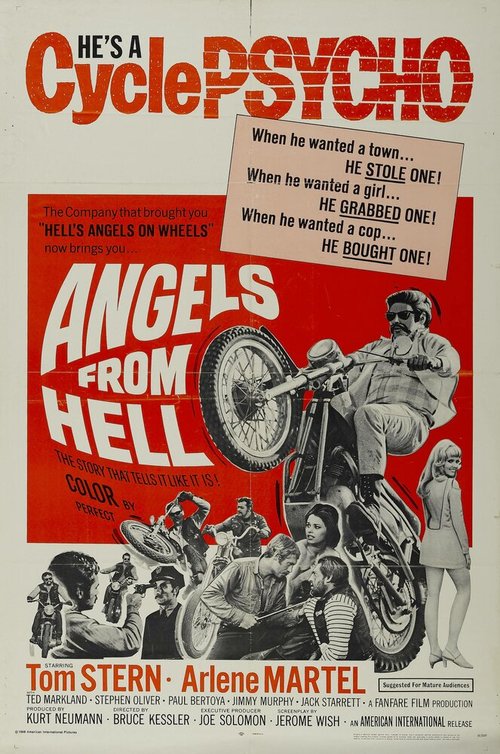 Смотреть фильм Ангелы из ада / Angels from Hell (1968) онлайн в хорошем качестве SATRip