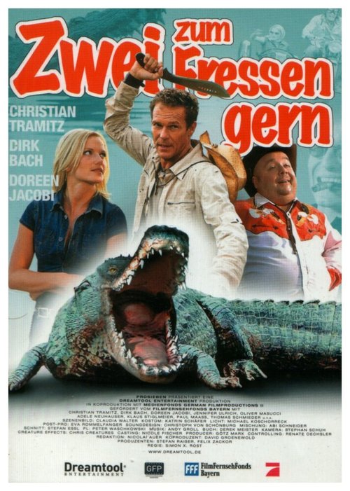 Смотреть фильм Крокодил разбушевался / Zwei zum Fressen gern (2006) онлайн в хорошем качестве HDRip