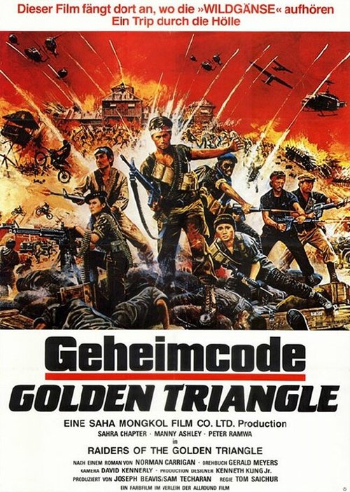 Смотреть фильм Наемники Золотого треугольника / Raiders of the Golden Triangle (1983) онлайн в хорошем качестве SATRip