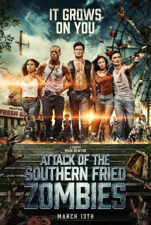Смотреть фильм Нападение южных жареных зомби / Attack of the Southern Fried Zombies (2017) онлайн в хорошем качестве HDRip