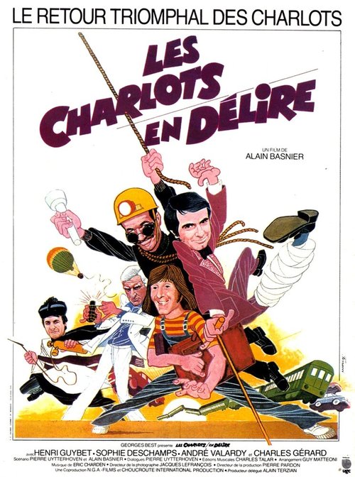 Смотреть фильм Шарло в изгнании / Les Charlots en délire (1979) онлайн в хорошем качестве SATRip