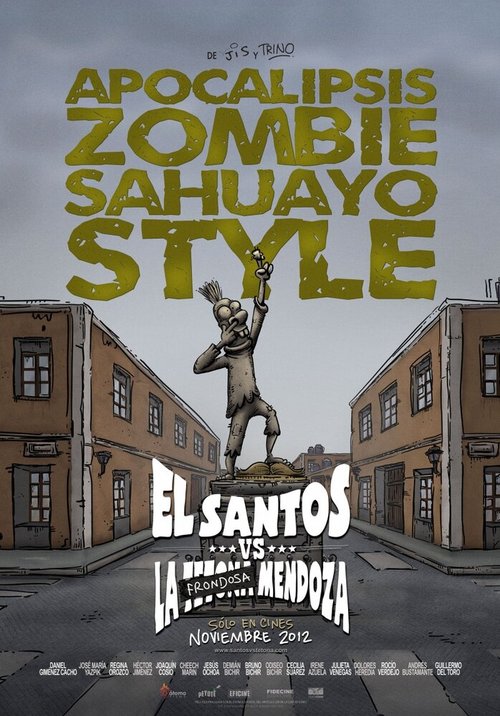 Смотреть фильм Святой против грудастой Мендосы / El Santos vs la Tetona Mendoza (2012) онлайн в хорошем качестве HDRip
