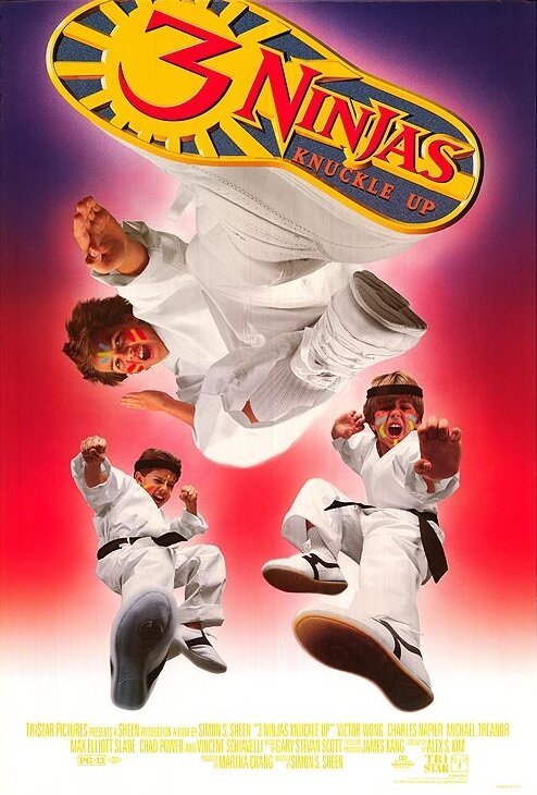 Смотреть фильм Три ниндзя: Костяшки вверх / 3 Ninjas: Knuckle Up (1993) онлайн в хорошем качестве HDRip
