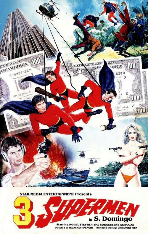 Смотреть фильм Три супермена в Санто-Доминго / 3 Supermen in S. Domingo (1986) онлайн 