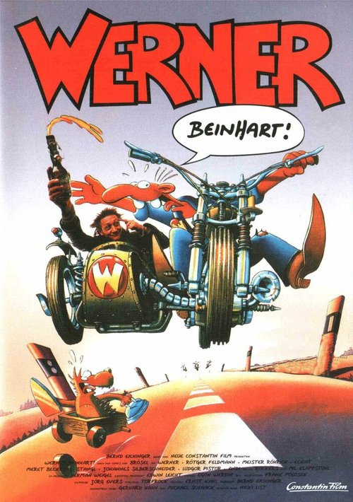 Смотреть фильм Вернер. Твердый, как кость / Werner - Beinhart! (1990) онлайн в хорошем качестве HDRip