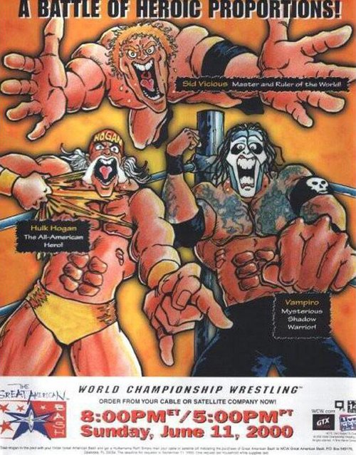 Смотреть фильм WCW Мощный американский удар / WCW The Great American Bash (2000) онлайн в хорошем качестве HDRip