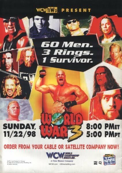 Смотреть фильм WCW Третья Мировая война / WCW/NWO World War 3 (1998) онлайн в хорошем качестве HDRip