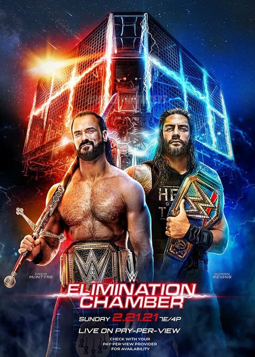 Смотреть фильм WWE Камера ликвидации / WWE Elimination Chamber (2021) онлайн в хорошем качестве HDRip