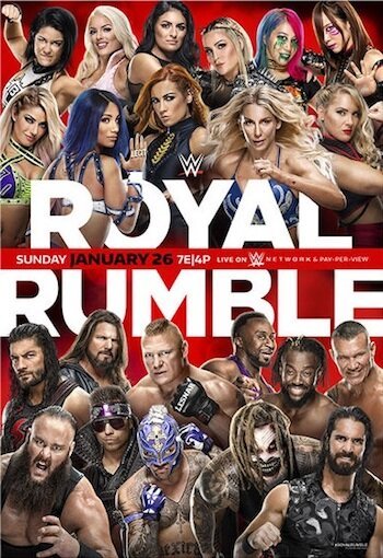 Смотреть фильм WWE Королевская битва / Royal Rumble (2020) онлайн в хорошем качестве HDRip