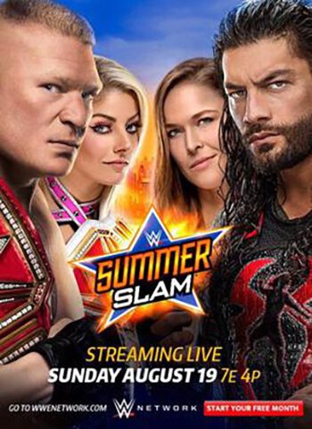 Смотреть фильм WWE Летний бросок / WWE SummerSlam (2018) онлайн в хорошем качестве HDRip