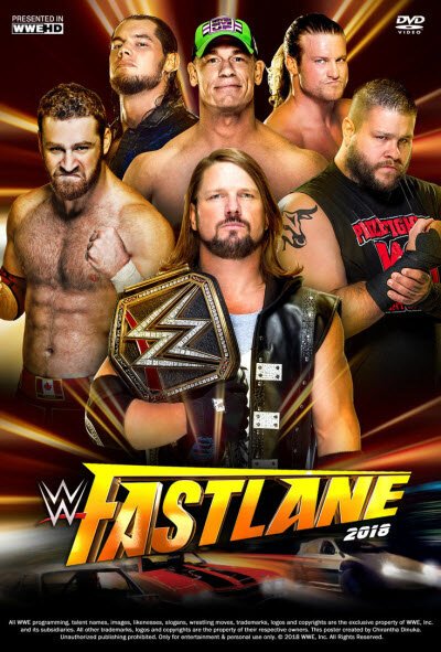 Смотреть фильм WWE Полоса обгона / WWE Fastlane (2018) онлайн в хорошем качестве HDRip