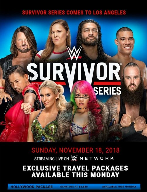 Смотреть фильм WWE Серии на выживание / WWE Survivor Series (2018) онлайн в хорошем качестве HDRip