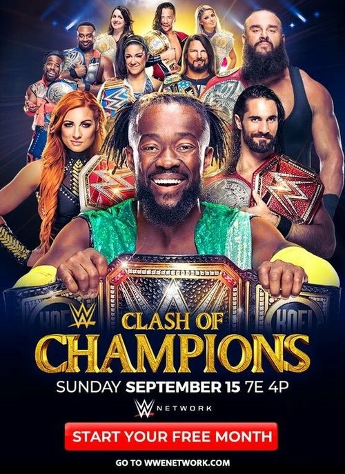 Смотреть фильм WWE Столкновение чемпионов / WWE: Clash of Champions (2019) онлайн в хорошем качестве HDRip