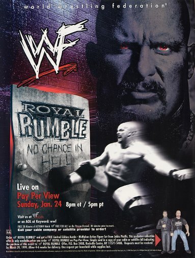 Смотреть фильм WWF Королевская битва / Royal Rumble: No Chance in Hell (1999) онлайн в хорошем качестве HDRip