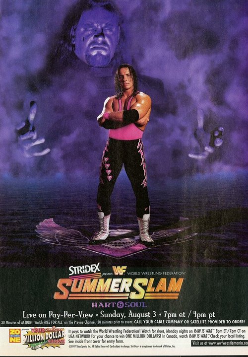 Смотреть фильм WWF Летний бросок / Summerslam (1997) онлайн в хорошем качестве HDRip