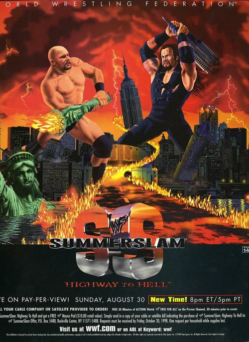 Смотреть фильм WWF Летний бросок / Summerslam (1998) онлайн в хорошем качестве HDRip