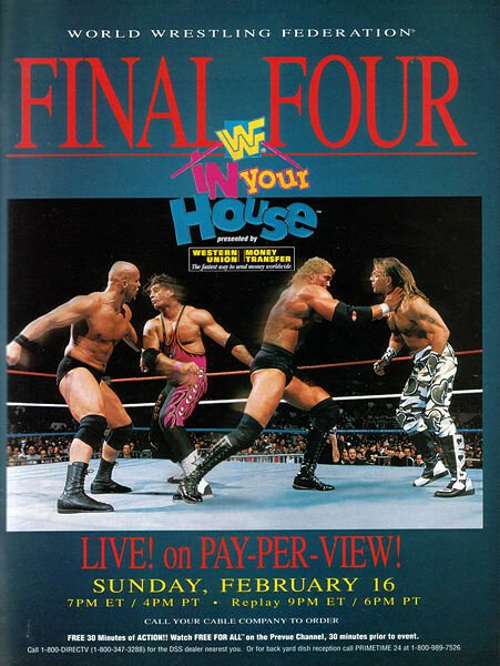 Смотреть фильм WWF В твоем доме 13: Финальная четверка / WWF in Your House: Final Four (1997) онлайн в хорошем качестве HDRip
