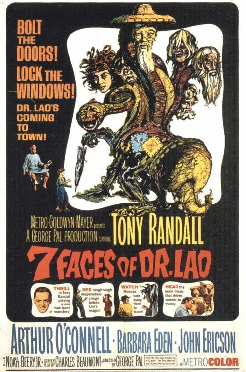 Смотреть фильм 7 лиц доктора Лао / 7 Faces of Dr. Lao (1964) онлайн в хорошем качестве SATRip