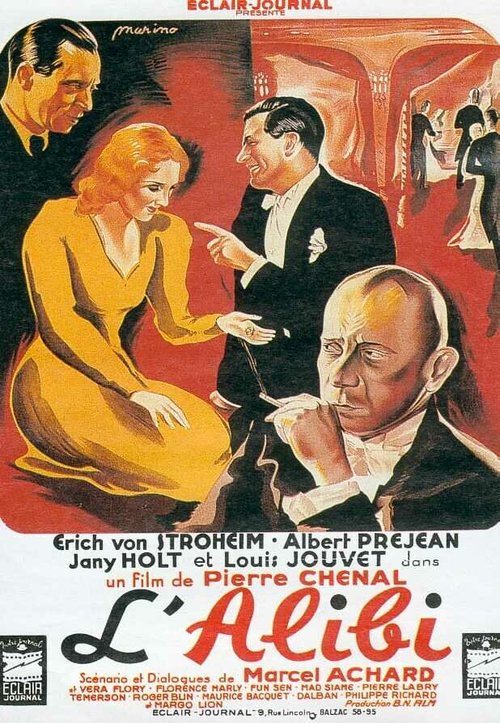 Смотреть фильм Алиби / L'alibi (1937) онлайн в хорошем качестве SATRip