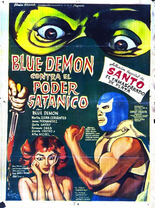 Смотреть фильм Blue Demon vs. el poder satánico (1966) онлайн в хорошем качестве SATRip