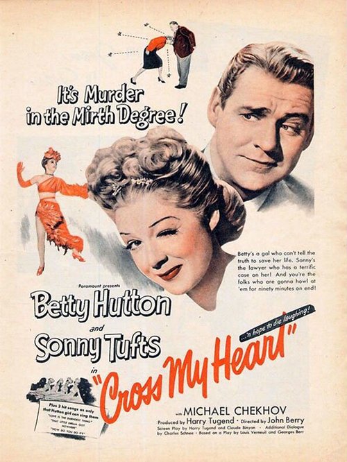 Смотреть фильм Cross My Heart (1946) онлайн в хорошем качестве SATRip