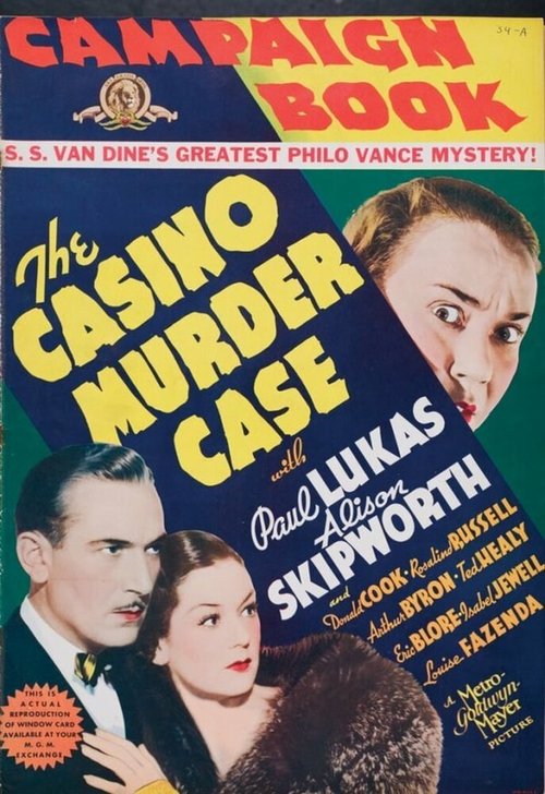 Смотреть фильм Дело об убийстве в казино / The Casino Murder Case (1935) онлайн в хорошем качестве SATRip