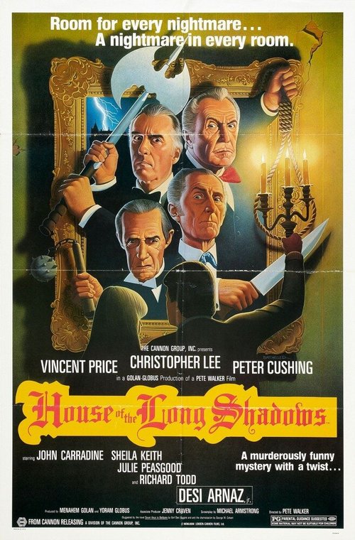 Смотреть фильм Дом длинных теней / House of the Long Shadows (1982) онлайн в хорошем качестве SATRip