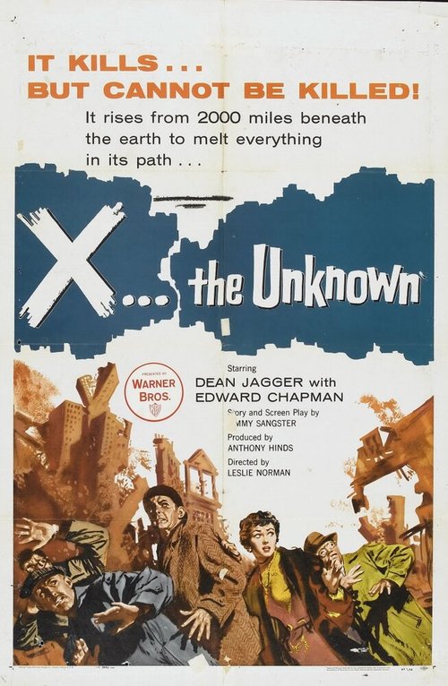 Смотреть фильм Икс: Неизвестное / X: The Unknown (1956) онлайн в хорошем качестве SATRip