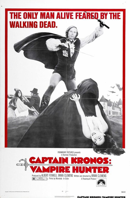 Смотреть фильм Капитан Кронос: Охотник на вампиров / Captain Kronos - Vampire Hunter (1972) онлайн в хорошем качестве SATRip