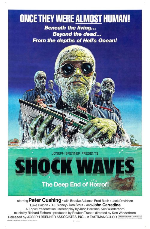 Смотреть фильм На волне ужаса / Shock Waves (1977) онлайн в хорошем качестве SATRip