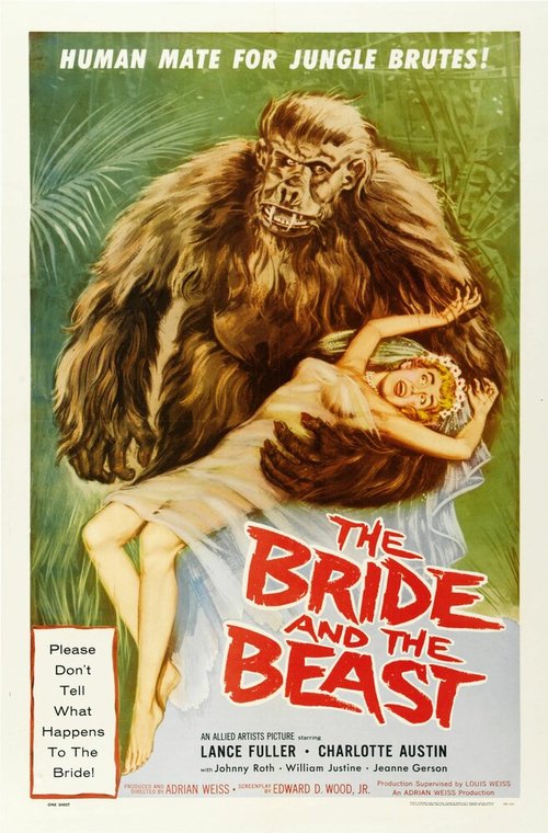 Смотреть фильм Невеста и чудовище / The Bride and the Beast (1958) онлайн в хорошем качестве SATRip