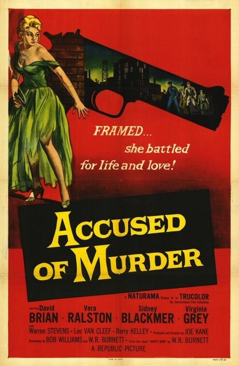 Смотреть фильм Обвиненный в убийстве / Accused of Murder (1956) онлайн в хорошем качестве SATRip