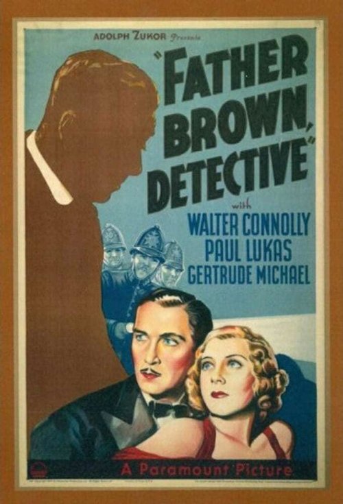 Смотреть фильм Отец Браун, детектив / Father Brown, Detective (1934) онлайн в хорошем качестве SATRip
