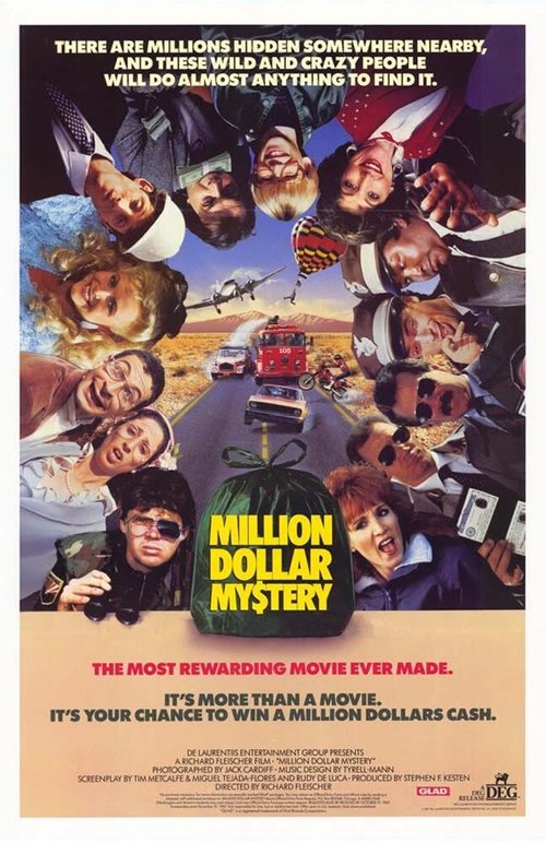 Смотреть фильм Тайна ценою в миллион долларов / Million Dollar Mystery (1987) онлайн в хорошем качестве SATRip