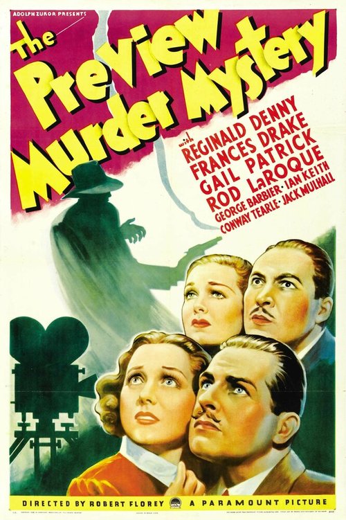 Смотреть фильм The Preview Murder Mystery (1936) онлайн в хорошем качестве SATRip