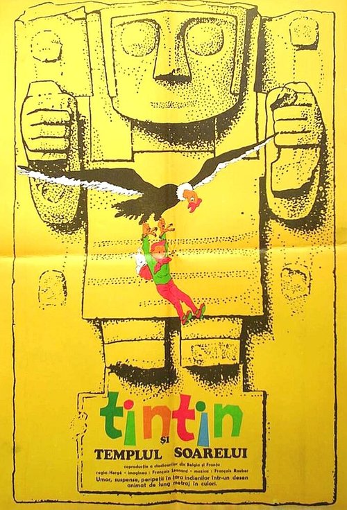Смотреть фильм Тинтин и храм Солнца / Tintin et le temple du soleil (1969) онлайн в хорошем качестве SATRip