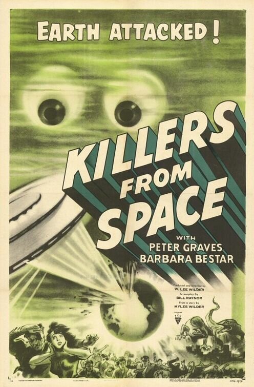 Смотреть фильм Убийцы из космоса / Killers from Space (1954) онлайн в хорошем качестве SATRip