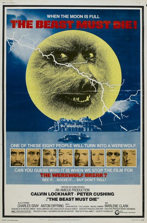 Смотреть фильм Животное должно умереть / The Beast Must Die (1974) онлайн в хорошем качестве SATRip