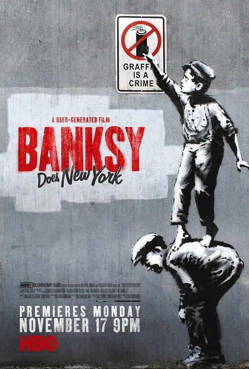 Смотреть фильм Бэнкси уделывает Нью-Йорк / Banksy Does New York (2014) онлайн в хорошем качестве HDRip