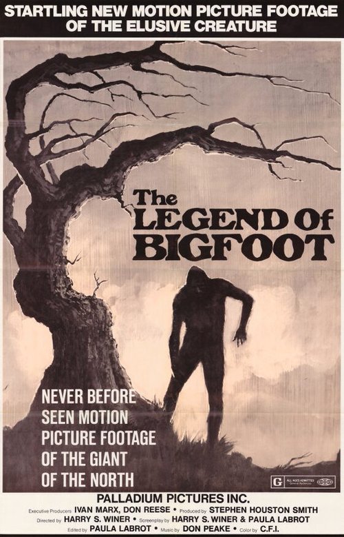 Смотреть фильм Легенда о Бигфуте / The Legend of Bigfoot (1976) онлайн в хорошем качестве SATRip