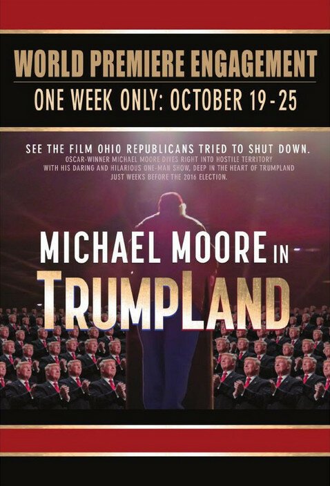 Смотреть фильм Michael Moore in TrumpLand (2016) онлайн в хорошем качестве CAMRip