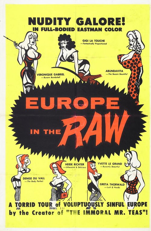 Смотреть фильм Неприкрытая Европа / Europe in the Raw (1963) онлайн в хорошем качестве SATRip