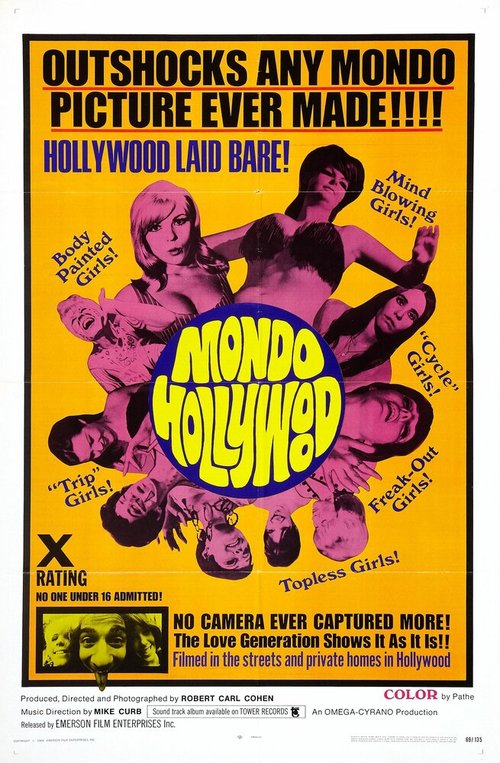 Смотреть фильм Огромный Голливуд / Mondo Hollywood (1967) онлайн в хорошем качестве SATRip