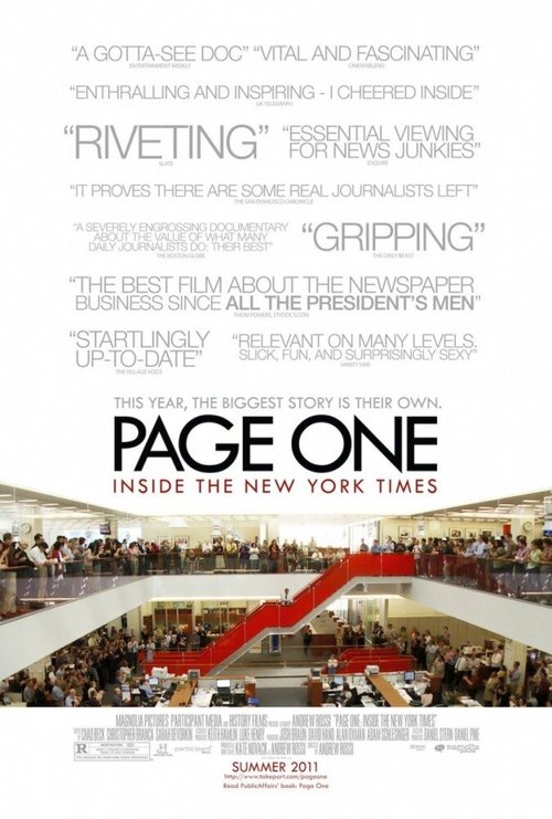 Смотреть фильм Первая полоса: Внутри The New York Times / Page One: Inside the New York Times (2011) онлайн в хорошем качестве HDRip