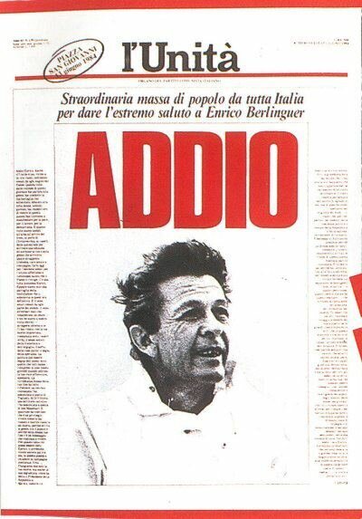 Смотреть фильм Прощание с Энрико Берлингуэром / L'addio a Enrico Berlinguer (1984) онлайн в хорошем качестве SATRip
