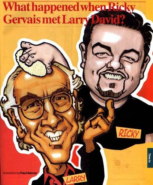 Смотреть фильм Рики Джервэйс встречает... Ларри Дэвида / Ricky Gervais Meets... Larry David (2006) онлайн в хорошем качестве HDRip